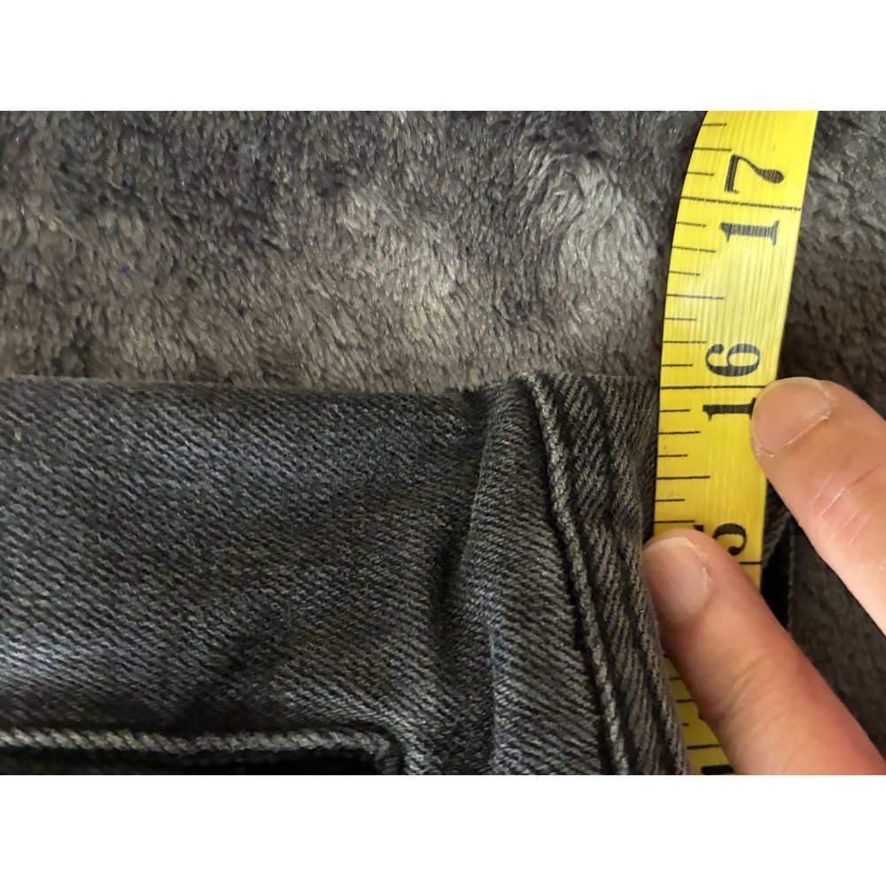 J.‎ Crew Mercantile Womens Black Denim Jacket J6776 Faded Stretch Jean Jacket XS - Picture 6 of 10